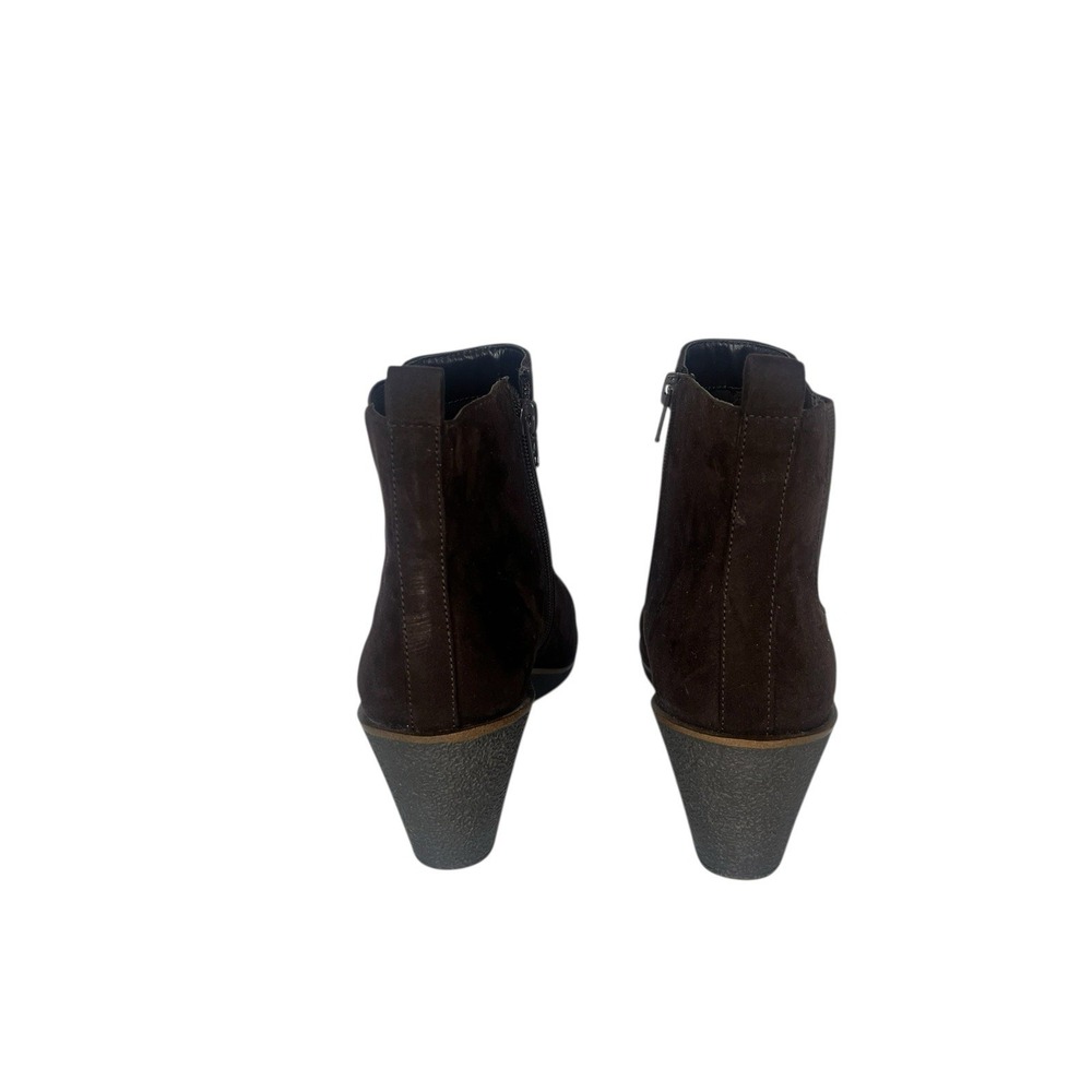 Aerosoles Brandi Brown Suede Wedge Ankle Booties – Women’s 10 - Picture 9 of 9